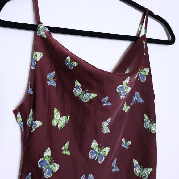 URBAN OUTFITTERS Mallory Butterfly Mini Slip Dress Spaghetti Strap Women's S - Picture 7 of 12